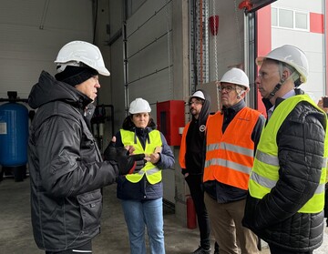 Directorul regional al Băncii Mondiale pentru Europa de Est, Robert Saum, a vizitat fabrica de prelucrare a subproduselor de origine animală, construită în apropiere de Criuleni