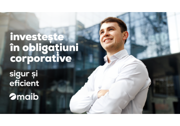 Maib continuă programul trei de obligațiuni corporative și lansează emisiunea a doua, disponibilă pentru investiții începând cu 17 aprilie