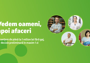 Ofertă specială pentru IMM - Până la 1 milion de lei fără gaj, cu decizie preliminară în maxim 1 zi