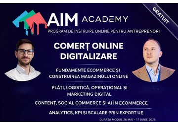 AIM Academy: Alianța Întreprinderilor Mici și Mijlocii (AIM) lansează o academie online gratuită pentru antreprenori  