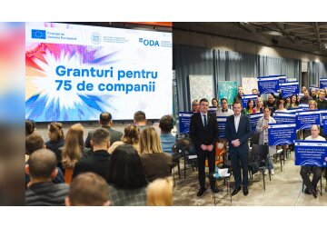 Another 75 Moldovan companies received grants worth 26.3 million lei under state business support programs implemented through ODA