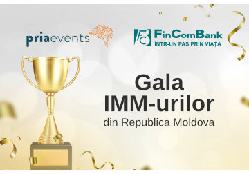 FinComBank susţine oamenii de afaceri şi evenimentul Gala IMM-urilor din Republica Moldova