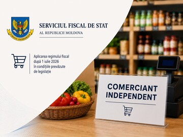 Serviciul Fiscal de Stat a sistat procesul de înregistrare a antreprenorilor independenți din domeniul comerțului, care își desfășoară activitatea în cadrul unui regim fiscal special