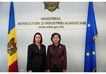 China is ready to expand cooperation with Moldova in the agricultural sector and increase imports of Moldovan fruit, wine, honey, meat, and other products