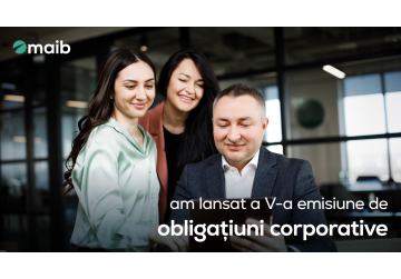 Maib anunță lansarea celei de a V-a emisiuni de obligațiuni corporative din cadrul programului doi