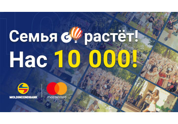Семья Mastercard GO от Moldindconbank растёт. Картой активно пользуются уже более 10 000 детей и подростков