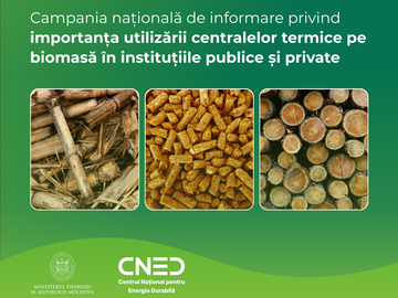 În Moldova se desfășoară o campanie națională activă privind importanța utilizării biocombustibililor solizi în sectorul public și privat