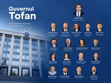Prime Minister candidate Vasile Tofan presented the composition of his new government