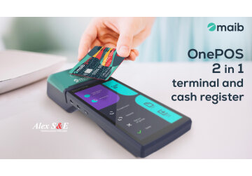 Welcome to the new era of trade! We present the OnePOS 2 in 1 solution: terminal and cash register