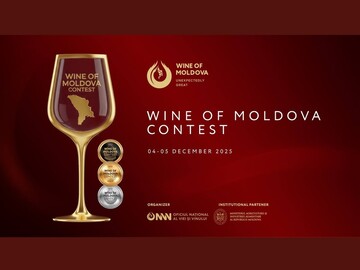 În perioada 4-6 decembrie, va avea loc un nou concurs național „Vinul Moldovei”