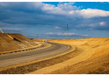 The construction of the bypass road in Vulcanesti on the M3 Chisinau-Comrat-Giurgiulesti-border with Romania highway is 55% complete