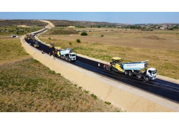 The M3 Chisinau-Comrat-Giurgiulesti road construction project is 40% complete, 15% ahead of schedule