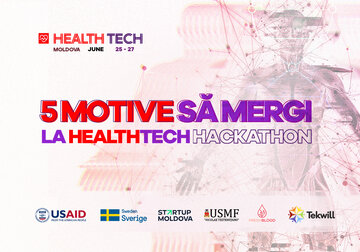 5 motive pentru a participa la HealthTech Hackathon