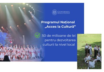 Government approved the “Access to Culture” national program, with a budget of 50 million lei for 2025