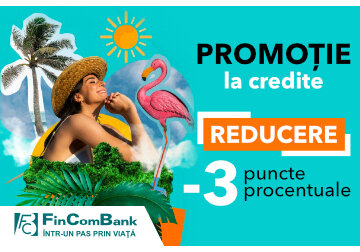FinComBank: Beneficiază de o reducere aniversară la creditele de consum 