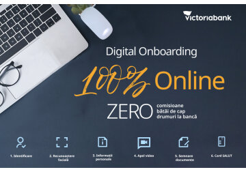 Victoriabank – unica bancă 100% ONLINE din Moldova
