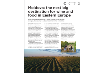 Moldova – următoarea cea mai populară destinație din Europa de Est; Articol într-o revistă cu audiență de 10 milioane de oameni