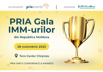FinComBank vă invită la PRIA Gala IMM-urilor din Republica Moldova