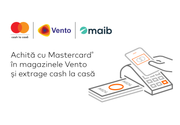 Mastercard запускает услугу снятия наличных при оплате картой на кассах торговых предприятий в Молдове