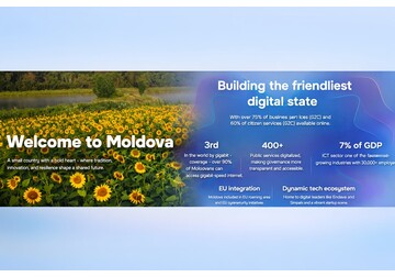 Moldova launched its new digital visiting card—the moldova.md platform