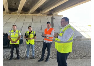 Repararea podului de pe autostrada M3 Chișinău-Comrat-Giurgiulești în apropierea satului Sagaidacul Nou din raionul Cimișlia este realizat în proporție de 58% și va fi finalizat până la sfârșitul anului 2024.