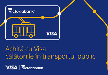 VISA, Primăria Chișinău și Victoriabank introduc plata contactless în transportul public din Chișinău