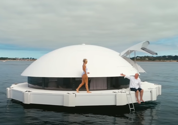 Noile „yachturi” în formă de OZN: apartamente plutitoare, 100% ecologice