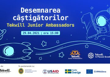 „Tekwill Junior Amdassadors” și-a desemnat câștigătorii! Iată care sunt echipele învingătoare