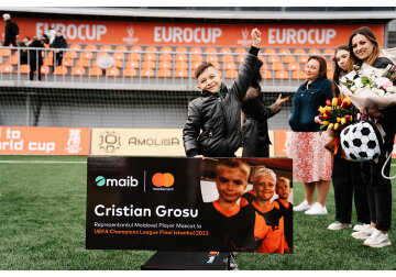 Matchless emotions on a soccer field in the capital. Maib and Mastercard have announced the winner of the grand prize that will go to the 2023 UEFA Champions League